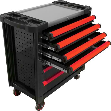 CARRO DE HERRAMIENTAS XL CON 7 CAJONES VACÍO - ROJO JBM53870 (1/4)
