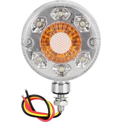 Rote und gelbe LED-Seitenmarkierungsleuchte für LKW/Anhänger – JINFGERNE – 24 V, 4 Beleuchtungsfunktionen, separater Stromkreis, elegantes Design und vielseitige Einsatzmöglichkeiten (1/5)
