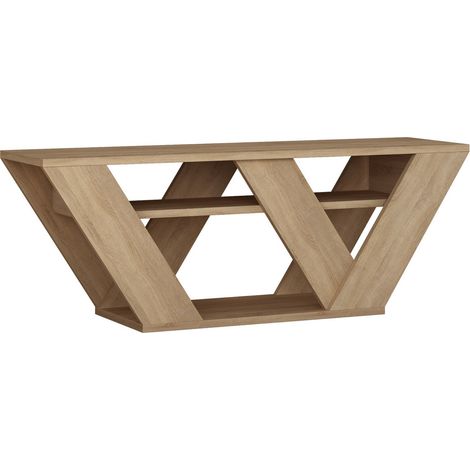 Porta TV in legno "Pipralla" - 110 x 30 x 40 cm - Rovere