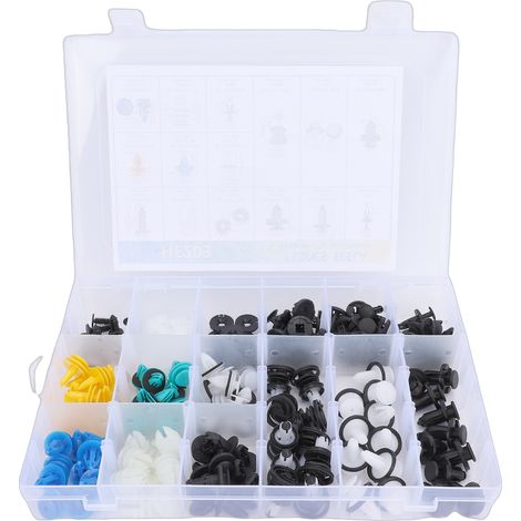Kit clips fixation intérieur extérieur – Remplacement multifonction Model 3 Y, carrosserie (1/5)