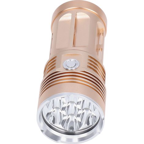Lampe Torche LED 8000LM Zoom Portable en Alliage d'Aluminium avec Fonction de Protection (1/5)