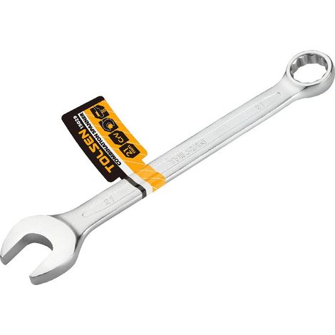 TOLSEN 14 mm Ringmaulschlüssel, Chrom-Vanadium-Stahl, Chrom-Finish, hohe Haltbarkeit