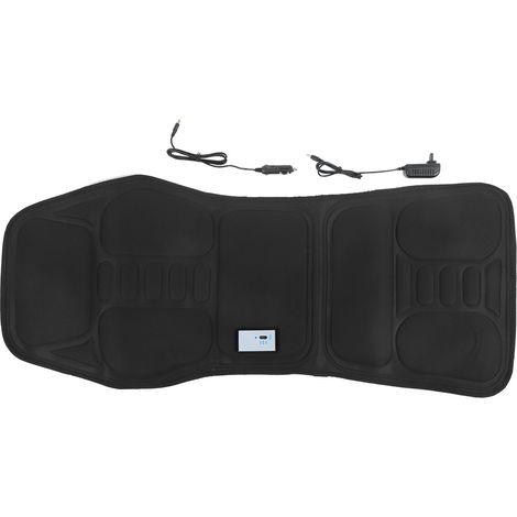 Coussin de massage lombaire multifonction pour voiture, coussin chauffant réglable (prise US 100-240V) (1/5)