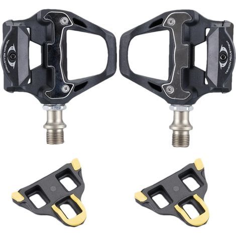 Pédales Automatiques pour Vélo de Route avec Cales, Compatibles avec Shimano SPD-SL, Tension Réglable