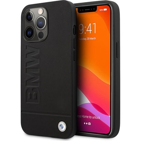 Custodia BMW BMHMP14XSLLBK per iPhone 14 Pro Max 6.7" nera/nera rigida con logo Signature e MagSafe. (1/5)