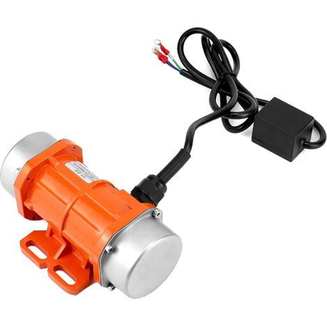 QWORK® Moteur de vibration monophasé, 60W 220V, petit moteur vibrateur, 3000 tr/min (1/5)