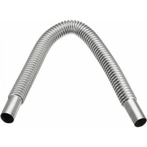 YMYNY Tuyau d'échappement De Chauffage Acier Inoxydable Argent 60cm Pour Voiture (1/4)