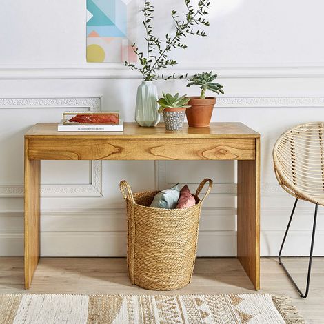 Console en mindi massif 120 cm