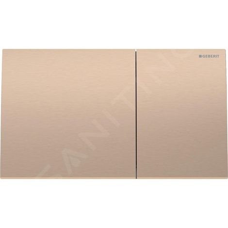Plaque de commande WC Geberit Sigma70 – Dimensions 250 x 146 mm – Actionnement avant – Tiges de poussoir insonorisées