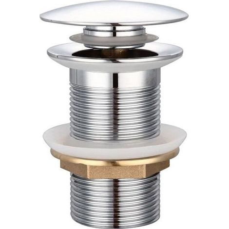 Évier standard-G 1 1 sans trop plein vidange universelle fid sur pop up automatique pour évier en cuivre chromé pour piscine sans trop plein (1/5)