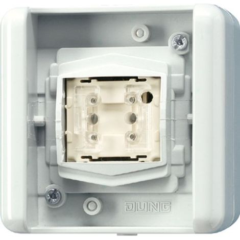 JUNG 8471.02LEDW KNX BOUTON POUSSOIR BA 1 COMPARTIMENT DE WG  MI POSITION