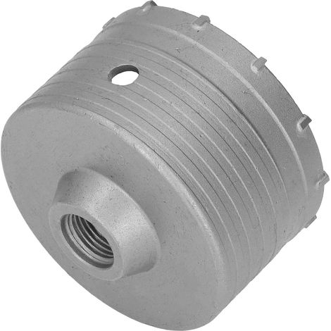 Scie cloche béton 100mm carbure, trépan rapide pour climatisation, ouverture murale précise, perçage efficace, outil professionnel pour installation AC. (1/5)