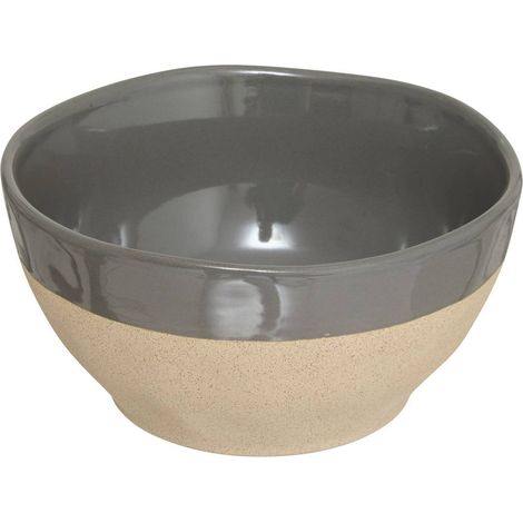 Schüssel Kate blaugrau und beige 72cl - Atmosphera créateur d'intérieur