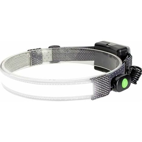 Lampe frontale 1800 lumens 26 LED bandeau élastique durable champ de vision élargi pour camping randonnée cyclisme pêche (1/5)