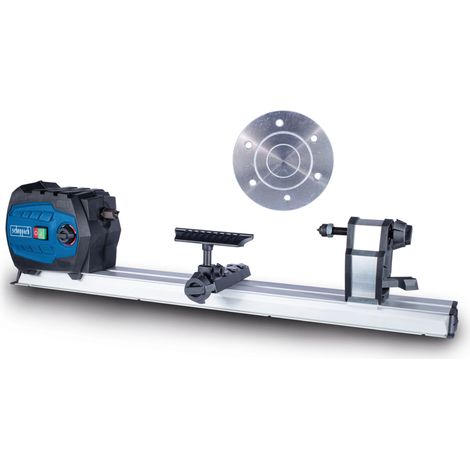 [JAMAIS UTILISE] Scheppach Tour à bois DM600VARIO – 550 W – Diamètre de tournage 60 cm – Vitesse réglable 800-3000 min-1 – Poupée fixe avec filetage M18 – Pièce à usiner 60 x 25 cm