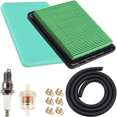 Kit di manutenzione con filtro dell'aria compatibile con i motori GCV190, GC190, GC160 e GX100, comprensivo di candela, filtro del carburante e fascette stringitubo. (1/4)