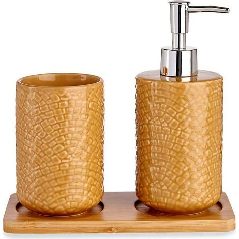 Juego de baño: dispensador y vaso con soporte para camello (1/4)
