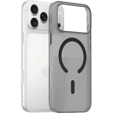 (Noir, iPhone 17 Pro Max) Coque de téléphone antidérapante et anti-jaunissement, compatible MagSafe, coque de protection ultra-mince en PC.