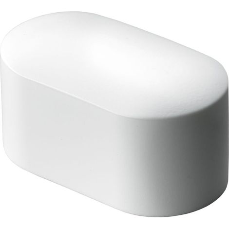 Hettich Fußkappe für ovale Rohre 20 x 38 mm weiß Kunststoff, 4 Stück Möbelfüße