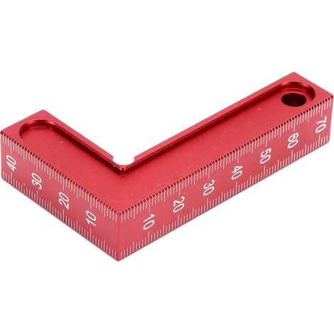 Carrés de positionnement à 90 degrés, règle de Type L en alliage d'aluminium, outils de mesure pour le travail du bois (1/5)