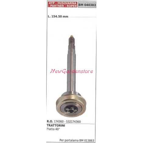 Albero mozzo portalama trattorino rasaerba tagliaerba piatto 48" Ayp 040383