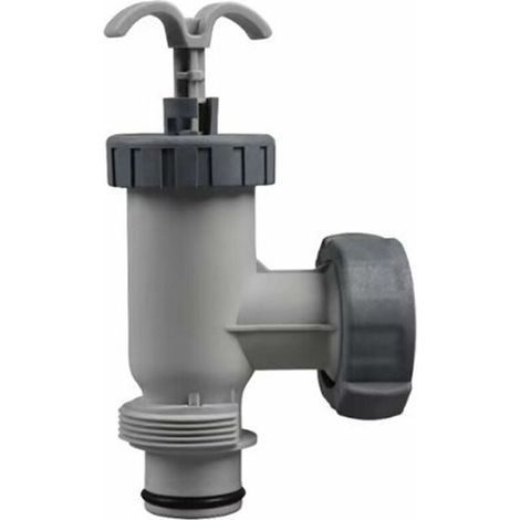 Kolbenventil für Aufstellpools, kompatibel mit Pumpen mit einer Förderleistung von 1500/2500/4000 gal/h – 3,8 cm Durchmesser – 1 Stück (1/5)