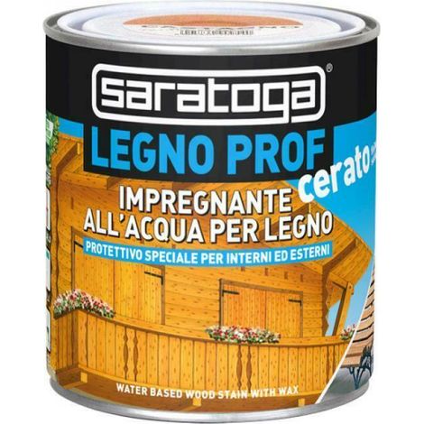 SARATOGA LEGNOPROF CERATO NOCE SCURO DA 750ML. (1/2)