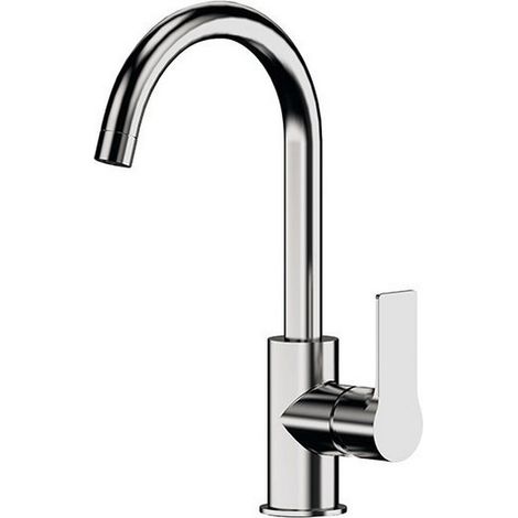 Miscelatore cucina monoforo 90 gradi con canna alta girevole serie Energy