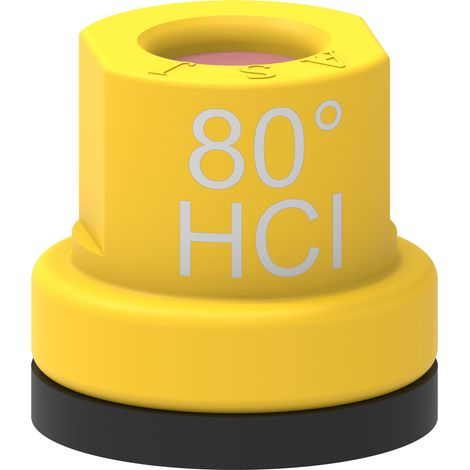 Ugello Cono Vuoto Ceramica Delrin 80° Giallo (1/5)
