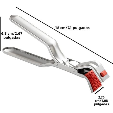 Pinces antidérapantes pour casseroles, aspirateurs, four, acier inoxydable, plats chauds, porte-gobelets antidérapant (1/5)