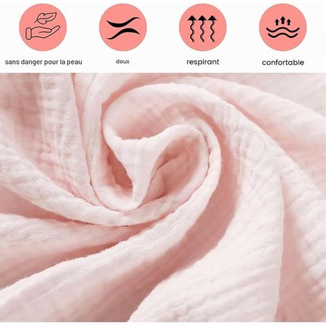 Drap Housse pour Couffin, Nacelle, Berceau et Cododo - 70x35cm Matelas (1/3)