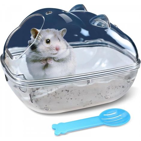 Baignoire pour hamster, bain pour hamster, décoration d'habitat pour petits animaux, récipient pour bain de sable (1/5)