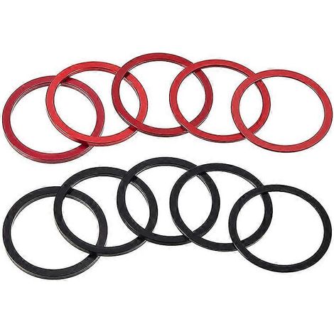10 pièces pour vélo 7 8 9 10 11 vitesses Cassette Entretoises de moyeu de direction 1 mm 1,5 mm 2 mm 2,5 mm 3 mm Manivelle W (1/5)