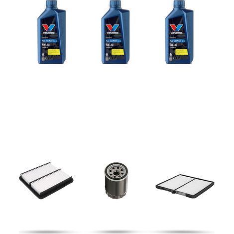 Kit tagliando 3 FILTRI e 3L OLIO compatibile con Kia Picanto I (SA) 1.1 LPG 48kw dal 2009 (1/5)