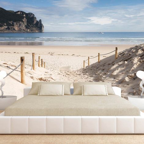 Papier peint juillet chaud - 200 x 140 cm (1/4)