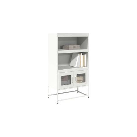 Buffet haut blanc 68x39x123 acier (1/5)