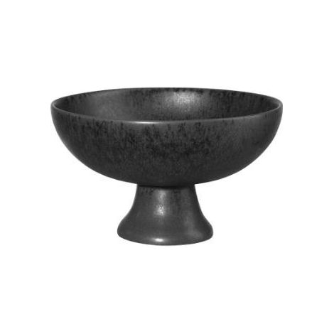 ASA Schale auf Fuß, black iron d. 21 cm, h. 9,5 cm