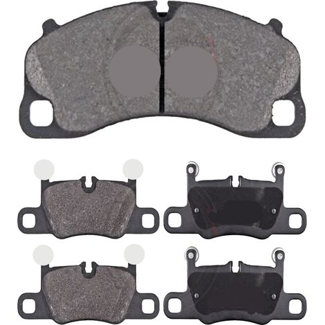 KIT PASTIGLIE FRENO ANTERIORI E POSTERIORI compatibile con PORSCHE CAYENNE COUPE (9YB) / PASTIGLIE FRENANTI AUTO OEM P 65 049,P 65 042 / SOSTITUZIONE DIRETTA / BASSA POLVERE / SILENZIOSO