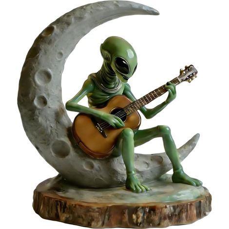 Statue extraterrestre sculptée à la main – Décoration pour la famille, les (1/5)