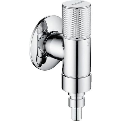 Válvula para lavadora con conector de cierre de agua, montaje en pared G1/2" (BSPP 1,27 cm), rosca de latón para lavadora, baño y ducha.