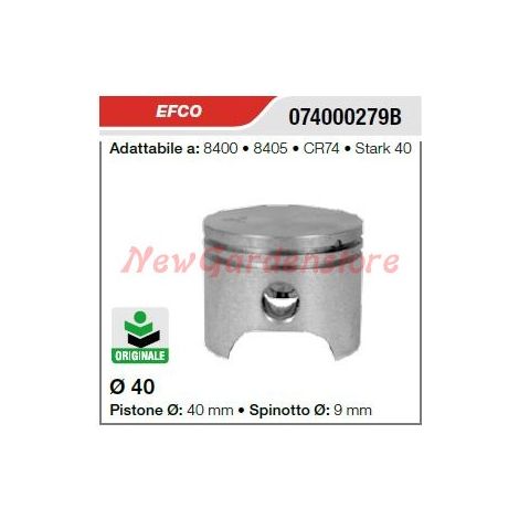 Segmentos de pasador de pistón para motosierra EFCO 8400 8405 CR74 STARK 40 074000279B