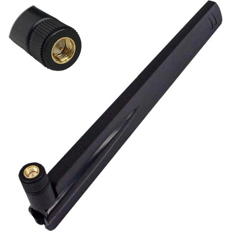 Antenna SMA dual band GSM, LTE da 18 dBi, nera (1/5)