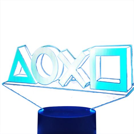 1 Lampe de nuit tactile, LED colorées, base fissurée, design créatif, pour salle de jeux (1/5)