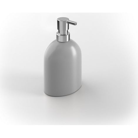 Dispenser sapone liquido da appoggio grigio mod. Bird