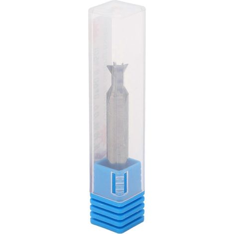 Schwalbenschwanzfräser aus Hartmetall, 6 mm Schaftdurchmesser, 4 Schneiden, 50 mm Länge, universeller Schwalbenschwanzfräser, 60°