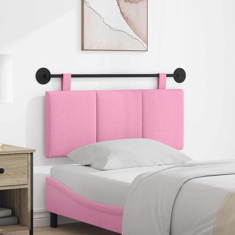 vidaXL Cabecero colgante Rosa Tela (1/5)