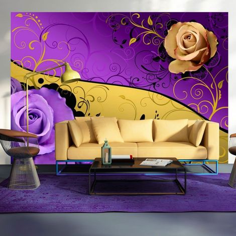 Papier peint double élégance - 350 x 245 cm (1/4)