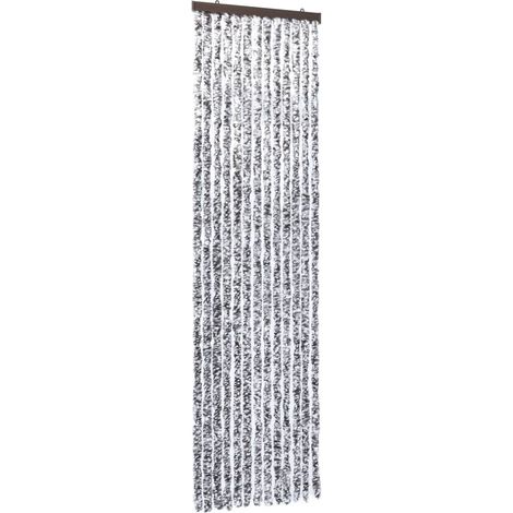 Moustiquaire，Rideau anti-moustique Marron et beige 56 x 185 cm Chenille CFW74627 (1/5)