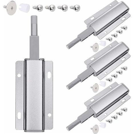 GU.B/bon Push-to-Open-Magnet-Schranktür, 4 Stück magnetischer Riegel, Push-Open-Dämpfer, Push-to-Ope-Dämpfer (1/4)