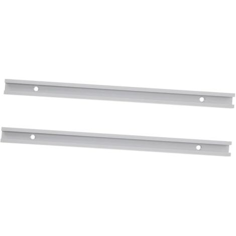 2 pièces Rail T Aluminium pour Menuiserie Lot de Rails T à Rainure Ouverte Profilé Aluminium Résistant et Facile à Installer pour Fixation et Accessoires (1/5)